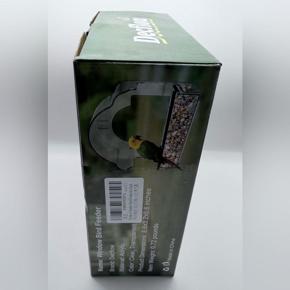 Decflow stick-on Window Bird Feeder NIB - Picture 4 of 8